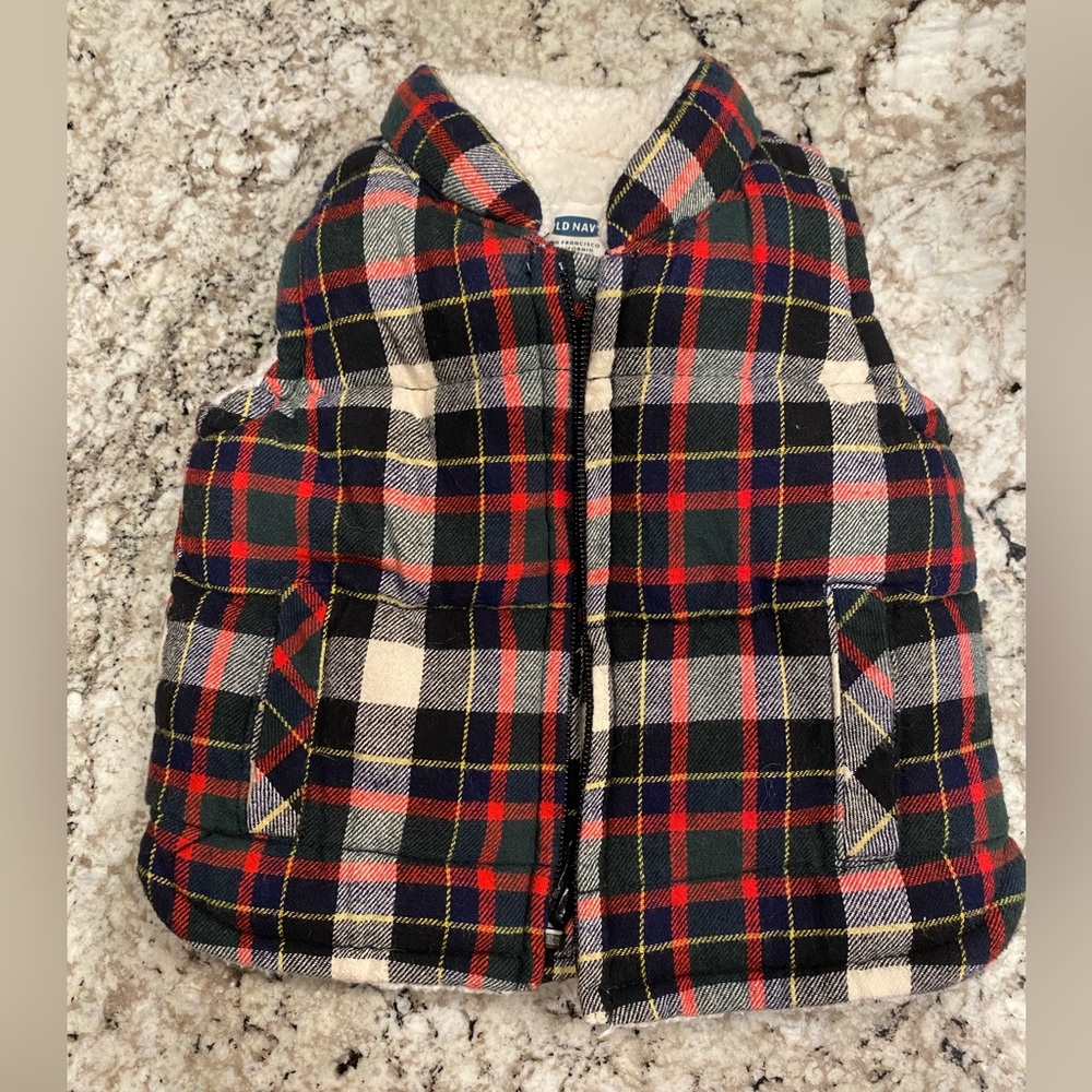 Old Navy baby boy sherpa vest